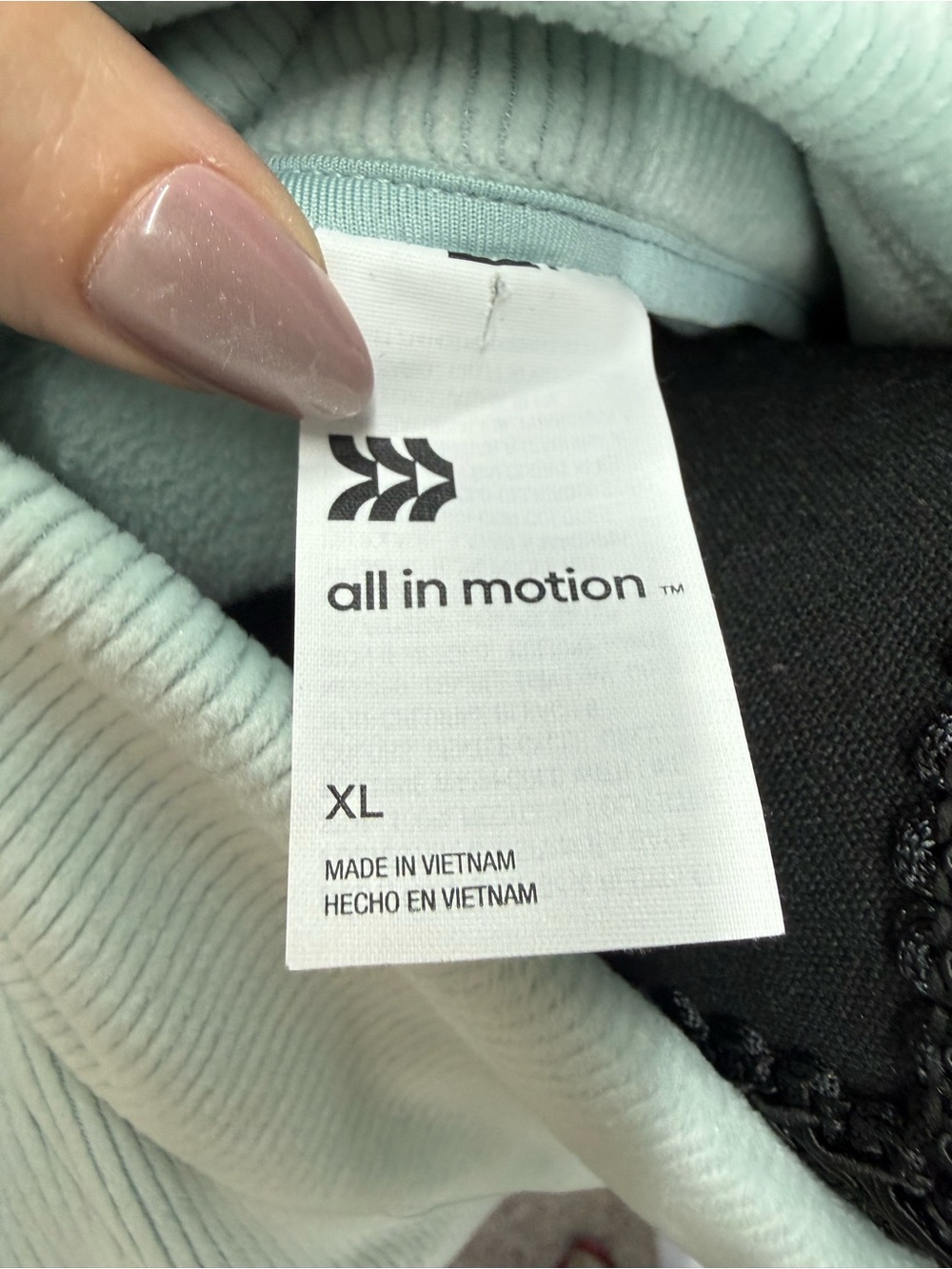 all in motion light blue Half-Zip Pullover Sweater - Picture 6 of 7